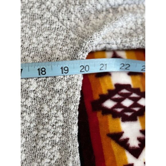 Style &‎ Co. Beige Crochet Open Cardigan Long Sleeve Size Medium Ruffle - Picture 6 of 6